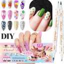 12 Color 3D Nail Art Pens Set