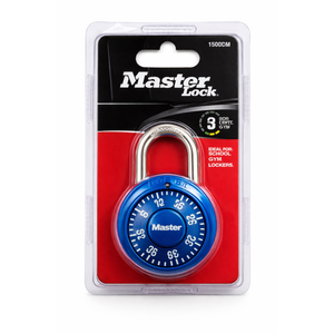 Master Lock 1530DCM Locker Lock Combination Padlock, 1 Count (Pack of 1) 