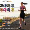 APEXUP 10lbs/Pair Adjustable Ankle Weights for Women and Men, Modularized Leg Weight Straps for Yoga, Walking, Running, Aerobics, Gym, Physical Therapy
