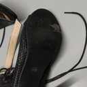 UTIKLIOU Women's Mesh Sandals Peep Toe High Top Sandals Lace Up Summer Boots Buckle Strap Party Sexy Pump Shoes Open toe (8, Black)