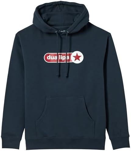 Dua Lipa Unisex Adult Dua Lipa Official Merch DL Logo Hoodie ( Small)