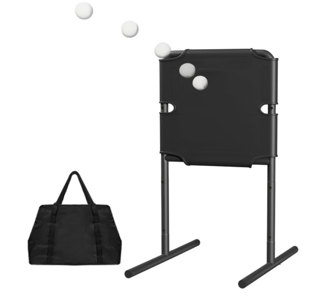 Baseball Strike Zone Target for Plastic Balls, Portable Metal Frame Pitching & Hitting Training Tool for Outdoor (20” × 24”) Freestanding