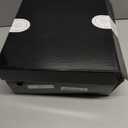 Christmas Santa Boots, Men's Wide Calf Santa Combat Boots with White Fur for Halloween Christmas Costume (Black)