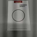 Miimall for MagSafe Wallet, 3-Card Holder for Samsung Galaxy S26/S25/S24 Ultra/Edge/Plus/FE, Z Fold 7/6, Pixel 10 Series, iPhone 17/16/15/14/13/12 Ultra Thin Slim Magnetic Phone Wallet Leather Black