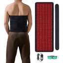 VEVOR Red Light Therapy Mat for Body, 400PCS 3-Chip LED Light Therapy Pad with Controller, 10Hz Pulse, 5-30 Min Timer, 660nm Red & 850nm Near Infrared Light Therapy Blanket for Pain Relief, Skin Healt