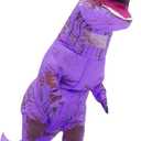 Inflatable Dinosaur Costume Adult, Fancy Halloween Blow up T-Rex Costume Full Body Dino Costume for Cosplay Party