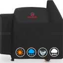 Comnova Grill Cover for Pit Boss 820-850 - Z Grill 700 - Premium Wood Pellet Smoker Cover for Pitboss Waterproof & Heavy Duty, 600D Pellet BBQ Cover for Pit Boss 820 Deluxe, Pro 850 and Z Grill 700