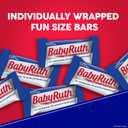 Baby Ruth, Chocolatey, Peanut, Caramel, Nougat, Fun Size Candy Bars, 10.2 oz
