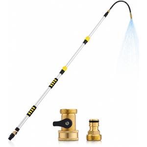 20FT Telescopic Gutter Cleaning Tool, Heavy Duty for 2-Story Homes