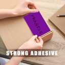 3 x 5 Inch 250Pcs Rectangle Color Coding Stickers,Strong Adhesion Easy to Write Label for Moving,Box Organization,Inventory,Business,Purple