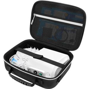 Hard Case for Smart Nebulizer,Portable Nebulizer Bag,Desktop Inhaler Nebulizer for Home Travel Use,Medical Case for Inhaler Spacer, Masks, Asthma Accessories Medicine Storage Bag, Black