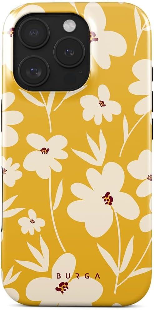 BURGA Unisex Phone Case for iPhone 16 Pro – Dual-Layer Hybrid Design with Shock-Absorbing TPU & Durable Exterior, Scratch-Resistant Finish and Raised Bezel Edge for Screen Protection & Daily Use