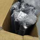 20 PCS Black Corner Bracket Heavy Duty Shelf Brackets 5 x 3 Inch L Corner Brace Joint Angle Bracket for Shelves, Furniture Cabinet Bookshelf with Screws