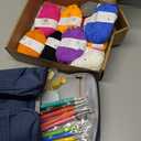 Aeelike Crochet Kit for Beginners Young and Old, First Crochet Kit for Adults Include 23pcs Crochet Hooks, 655 Yards Yarn Set for Crocheting, Instruction, Bag, Crochet Accessories and Supplies, Navy