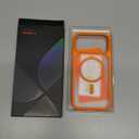 TORRAS Stronger Magnetic & Shockproof for iPhone 17 Pro Max Case, Fit for MagSafe, Military Grade Drop Protection, Camera Control, DIY Button, Slim for iPhone 17 Pro Max Case Translucent Orange