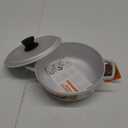 IMUSA 2.6 Quart Traditional Natural Made in Colombia Caldero with Lid for Cooking and Serving, Silver