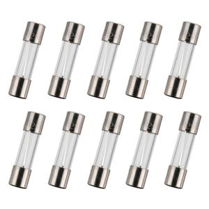 BOJACK 5x20 mm 6.3 A 6.3 amp 125 V 125 Volt 0.2x0.78 Inch F6.3AL125V Fast-Blow Glass Fuses (Pack of 10)