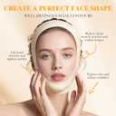 Collagen Face Sculpt Wrap, Reusable Face Mask Jawline Shaper Chin Strap For Sleeping Made With Skin-Friendly And Breathable Materials