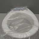 Carex Toilet Seat Riser, Round Raised Toilet Seat Adds 3.5 inches to Toilet Height, for Assistance Bending or Sitting, 300 Pound Weight Capacity Toilet Riser