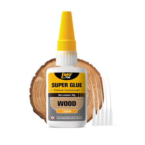 Wood Super Glue Liquid, Clear Instant Cyanoacrylate Adhesive for Wood Crafts Repair Woodworking, All Purpose CA Glue for Shoe Ceramic Plastic Leather Glass Model Metal Pottery Aquarium Porcelain Stone
