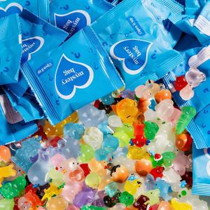 100 Pcs Glow in The Dark Mini Resin Animals,Mystery Blind Bags Bulk Assortment with Tiny Miniature Figurines for DIY Crafts,Fairy Garden Decor,Dollhouse Accessories,Party Supplies