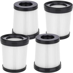 Vacuum Filter Replacement For Fabuletta FSV001/FSV101,Girnoor G160/G165, Lubluelu 202, Oraimo OSV-102, VacLife VL732/VL206,Besswin W26,Afoddon A300 Stick Vacuum Cleaners - 4 Pack