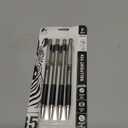 Zebra Pen F-301 Ballpoint Black Ink Fine Point 0.7mm Pen, Easy-Glide Ink, Stainless Steel Retractable, Non-Slip Grip, Professional Design, Ideal for Office, Journal and Planner Use, 4-Pack (27114)