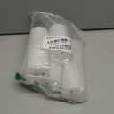 Amagic Pure White Acrylic Flameless Candles, Battery Operated Candles, Flickering LED Pillar Candles with Remote Control and Timer, Warm Yellow Light, D2.2 xH5 5" 6" 7" 8", Set of 5