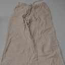 Cotton Line Pants for Women Loose Fit 2025 Pocket Summer Drawing Plus Size Wide Leg High Waist Straight Trousers Pants S