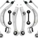 Front Lower Upper Control Arm Compatible With 2011 Audi A4/Quattro A5/Quattro Q5 S4