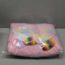 Happy Nappers: Pillow & Sleepy Sack: Medium - Rainbow Unicorn - 54 x 20, Plush Animal Character, 2-in-1 Pillow Sleeping Bag, Play, Kids Ages 3+