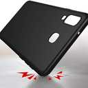 for Doogee N50 [6.52"] Case, Soft Silicone Bumper Shell Black Flexible Rubber Phone Protective Cases TPU Cover for Doogee N50 -Black