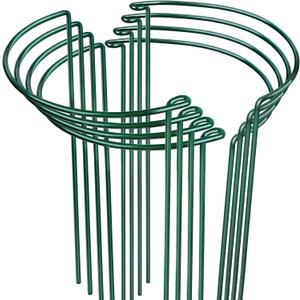 LEOBRO Plant Support, 8PCS Peony Cages and Supports, Plant Stakes for Indoor Plants, Outdoor Plants, Metal Garden Stakes, Plant Holders, Tomato Monstera Hydrangea Support Cage, 10" W x 15.8" H