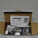 BESTTEN Keyed Entry Door Knob, Entrance Door Lock, Standard Ball, All Metal, Matte Black