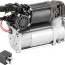 Air Suspension Compressor Pump with Relay Fits for Audi A6 2012-2014, for A7 Quattro 2012-2014, for A8 2011-2015, 2014 RS7, for S6 S7 2013-2014, for S8 2013-2015, for Mulsanne 2011-2015