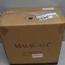 MALACASA Serving Bowls, 105 OZ Large Salad Bowls Set of 2, Porcelain White Bowls for Kitchen, Deep Bowls for Salad, Soup, Pho and Fruit, Ceramic Serving Bowls for Party, Microwave Safe, Series Regular