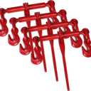 ENJ 4 Pack Ratchet Load Binder with 2 Grab Hooks, for 3/8-1/2 Grade 70 Transport Chain, Load Binder with 9,200 Pound Working Load Limit