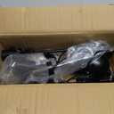 LASENCHOO 8 Lights Plug in Chandelier,Hanging Lights with Plug in Cord 16.4ft & On/Off Switch,Black Plug in Pendant Light,Modern Sputnik Chandeliers for Dining Room Living Room Bedroom Kitchen Island