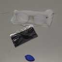 miyya Blue Light Blocking Glasses Women, Fashion Round Transparent Anti Blue Light Glasses with Anti Eyestrain & UV Glare (Coffee)