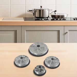 Stove Lid Kit for Kitchen Gas Hob Efficient Heat Distribution with Cooker Hat Set for SABAF Burners