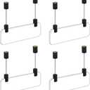 Ceiling Sign Hanger, Solid Aluminum Picture Hanging Hardware for Hanging Acrylic /Picture/Sign Board/Frame