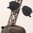 Phone Lanyard Crossbody with RFID Wallet & Eyeglass Holder, Anti-Theft Cell Phone Strap for Travel, Universal