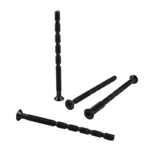20 Pcs Black Thread Forming and Cutting Screws, Breakaway Screw Fastener for Furniture Assembly, Cabinet Door Knob