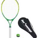 Kids Tennis Racket for Aged 2-4, bo'weiqi 17" Lightweight Toddler Tennis Racket for Outdoor/Indoor Sports Including 1 Tennis Racket,1 Non-Slip Grip and 1 Shoulder Strap Bag Easy Carry