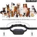 Dog Shock Collar with Remote Control - Rechargeable Dog Training Collar, IPX7 Waterproof E Collar for Dogs with 4 Safe Modes Flashlight Beep Vibration Shock Ideal for All Dog Sizes (8-150lbs) Gry