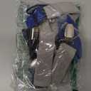 Saintrygo 2 Pcs Dog Suspenders for Diapers Female Male Belly Bands Canine Harness Keep Diaper on Your Pet for Small Medium and Large Dogs(Black, Blue,Small)