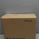 JORLAI Pink Vinyl Record Player 3 Speeds Portable Suitcase Turntable with Built-in Dual Speakers, Bluetooth Gramophone with Built-in Battery 3.5mm Aux Input/RCA Output