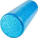 JFIT High Density Foam Roller, Solid Blue, 18-Inch