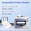 210A Black Toner Cartridge 2 Pack (with Chip) Compatible Replacement for HP 210A 210X for Color LaserJet Pro MFP 4301fdw 4301fdn Pro 4201dw 4201dn Series Printer Ink W2100A W2100X High Yield