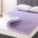 Best Price Mattress 2 Inch Egg Crate Memory Foam Mattress Topper with Soothing Lavender Infusion, CertiPUR-US Certified, Full
